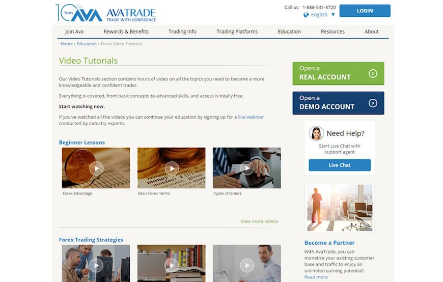 avatrade video tutorials