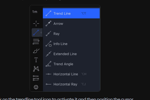 Tradelocker Trendline Tool